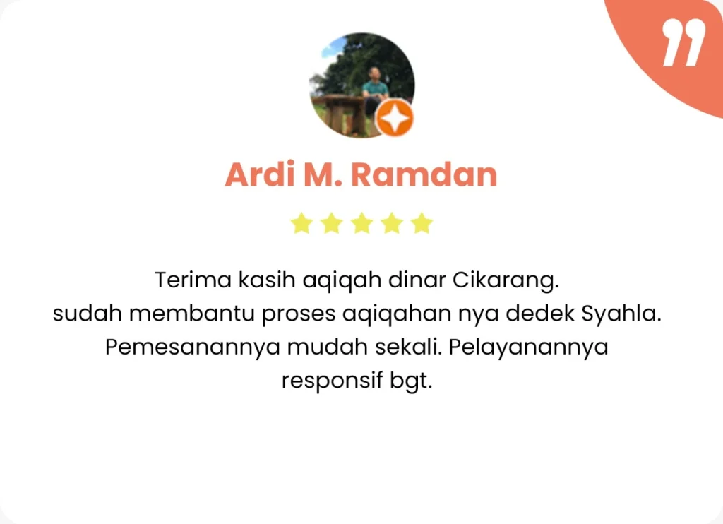 Mas Din Akikah: Aqiqah Berkualitas dengan Sentuhan Tradisi Cilacap